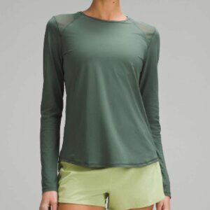 lululemon athletica Long Sleeve Top - Olive Green